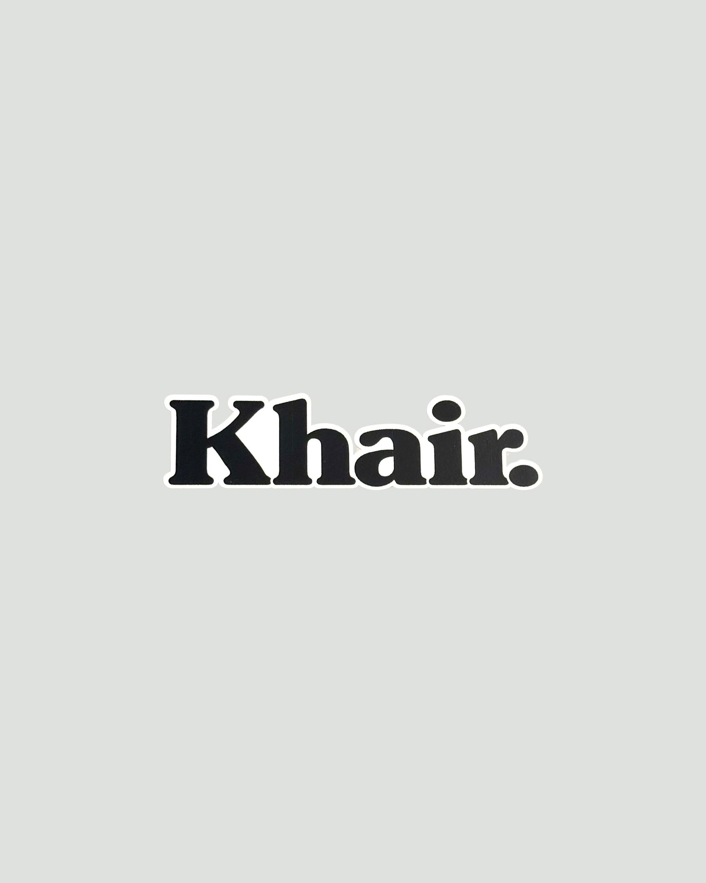 Khair. Cut Sticker