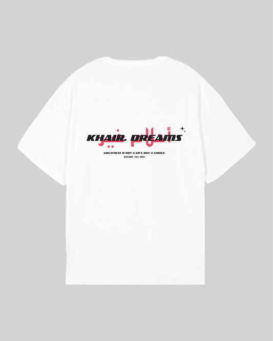 Oversize Dreams Tee - White