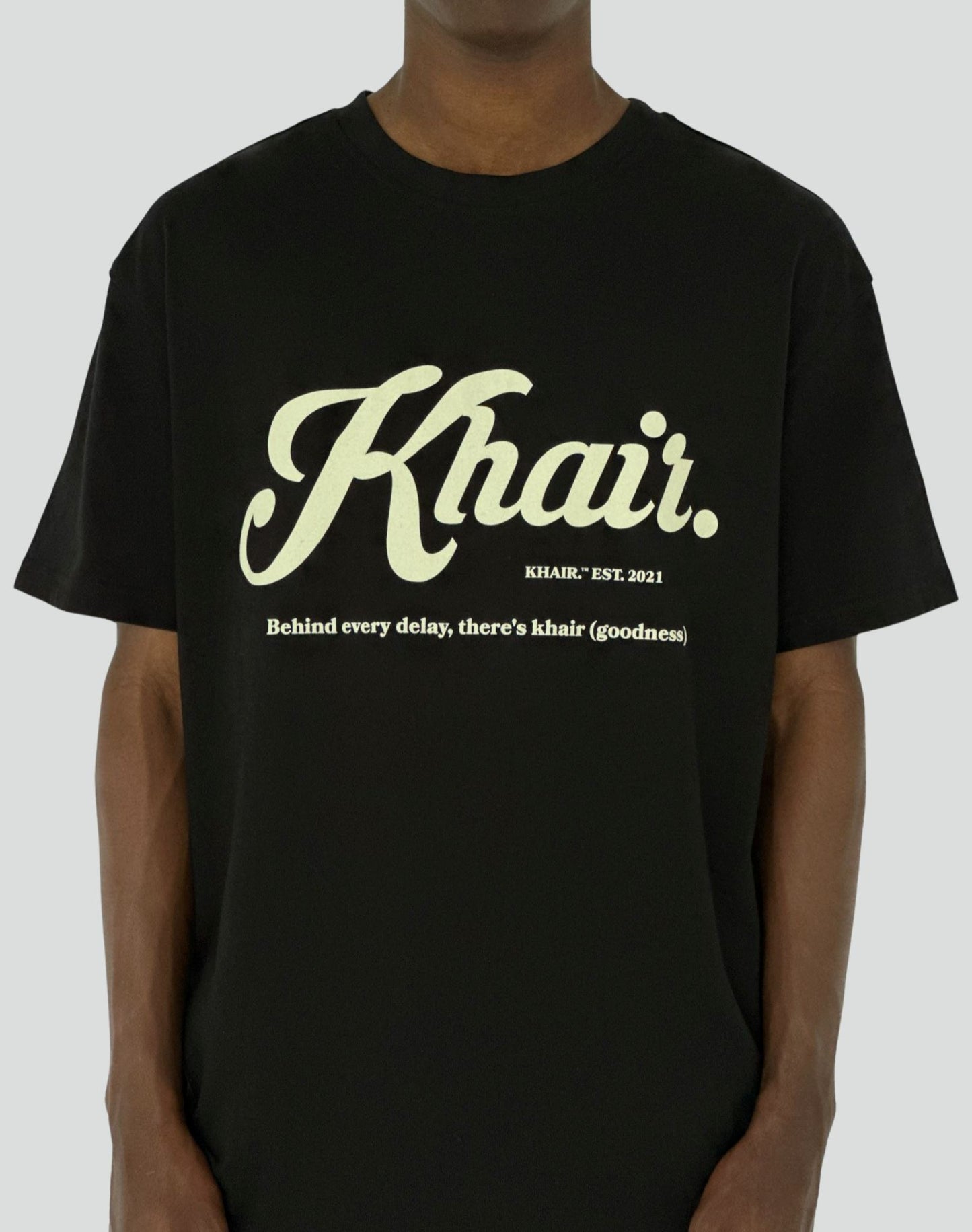 Goodness Oversize T-Shirt - Black KHAIR. 